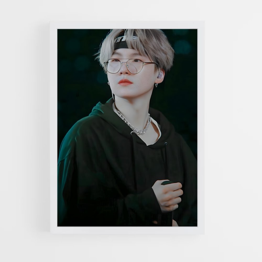 ap-suga bts-1 cadre Blanc