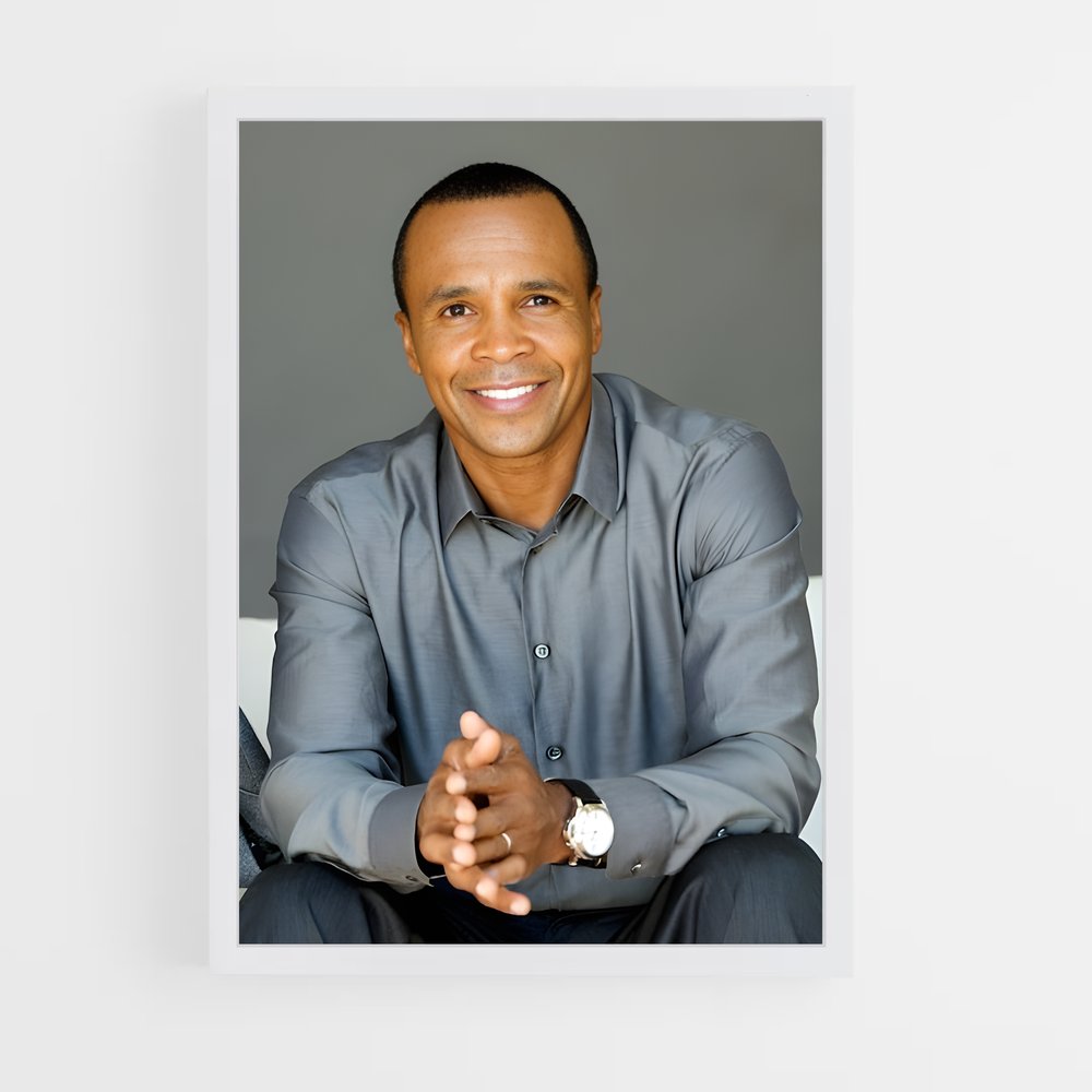 ap-sugar ray leonard-3 cadre Blanc