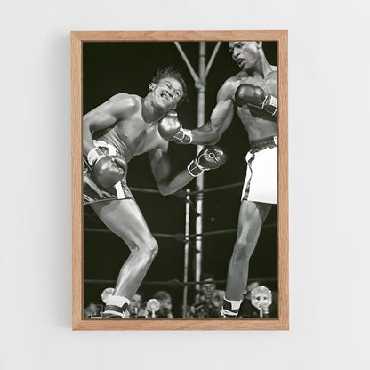 ap-sugar ray robinson-5 cadre Bois clair