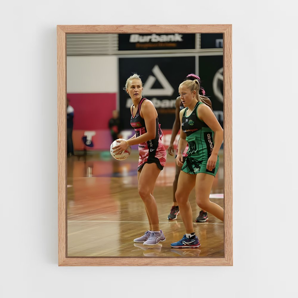 ap-suncorp super netball-5 cadre Bois clair