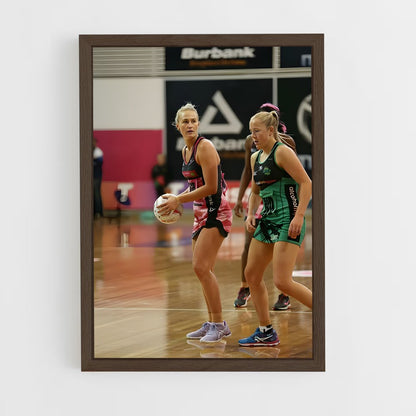 ap-suncorp super netball-5 cadre Bois foncé