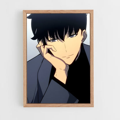 ap-sung jin woo-11 cadre Bois clair