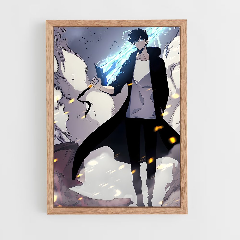 ap-sung jin woo-3 cadre Bois clair