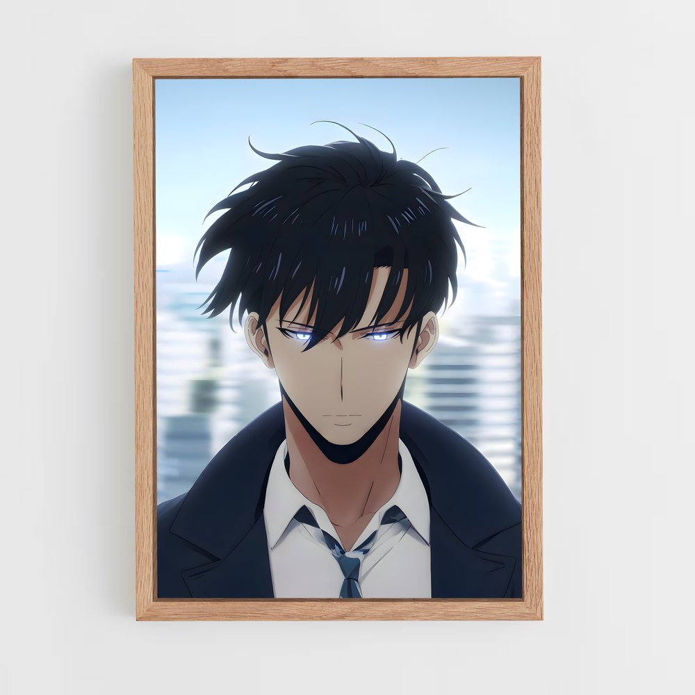 ap-sung jin woo-7 cadre Bois clair