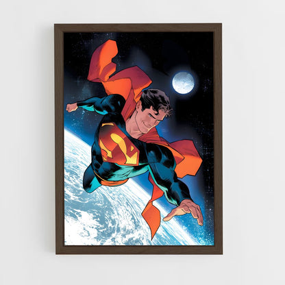 ap-superman-3 cadre Bois foncé