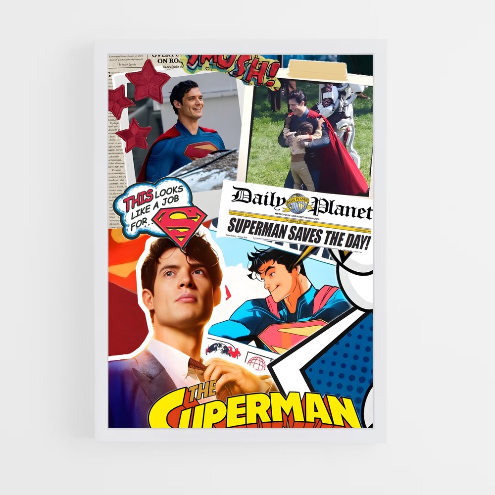 ap-superman-4 cadre Blanc