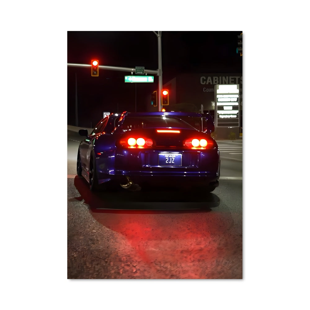 Poster Nuit Vrombissante