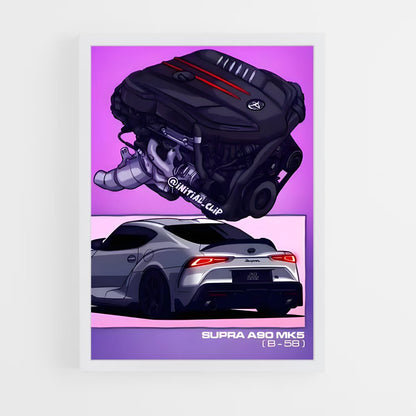 ap-supra mk5 a90-1 cadre Blanc