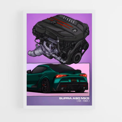 ap-supra mk5 a90-3 cadre Blanc
