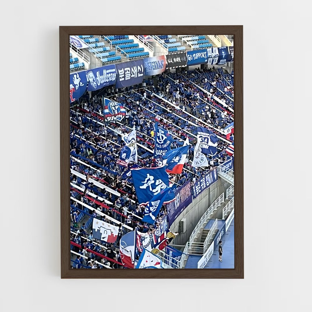 ap-suwon samsung bluewings-1 cadre Bois foncé