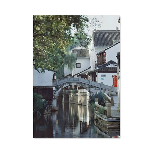 Poster Canaux de Suzhou