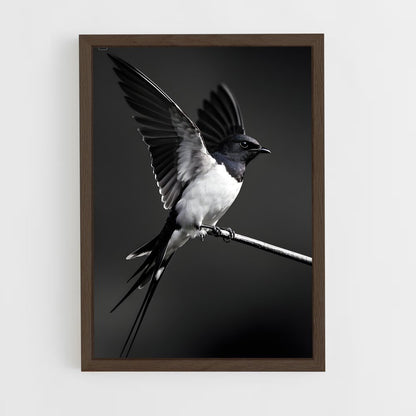 ap-swallow-11 cadre Bois foncé