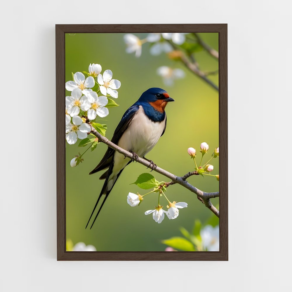 ap-swallow-2 cadre Bois foncé