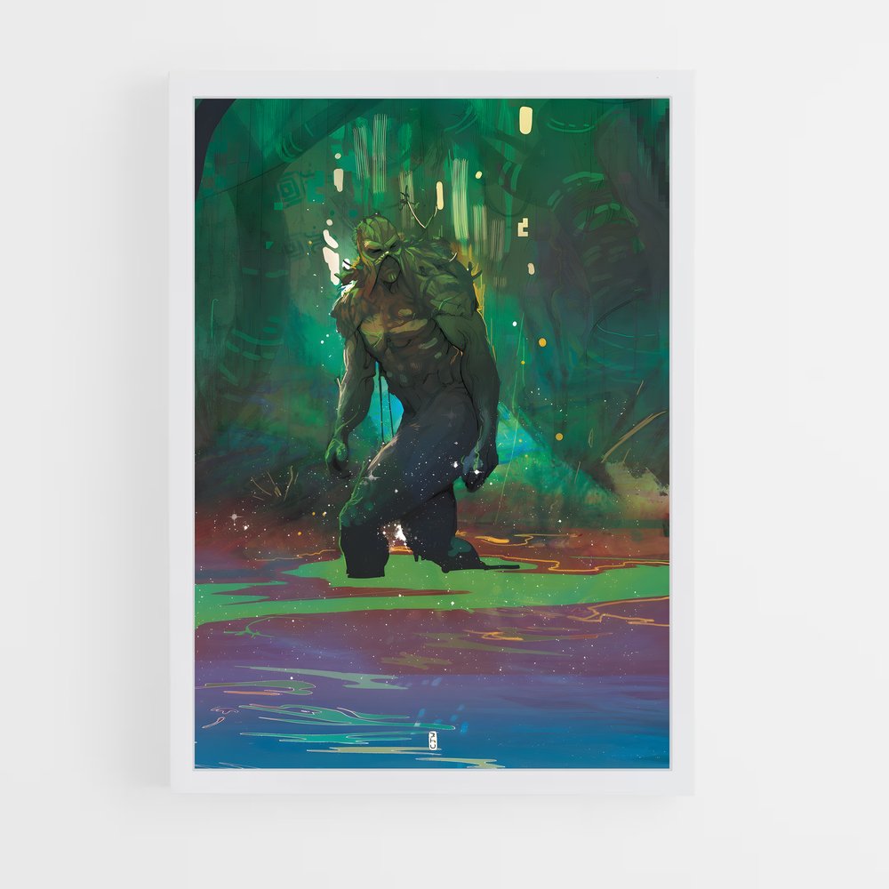 ap-swamp thing-10 cadre Blanc
