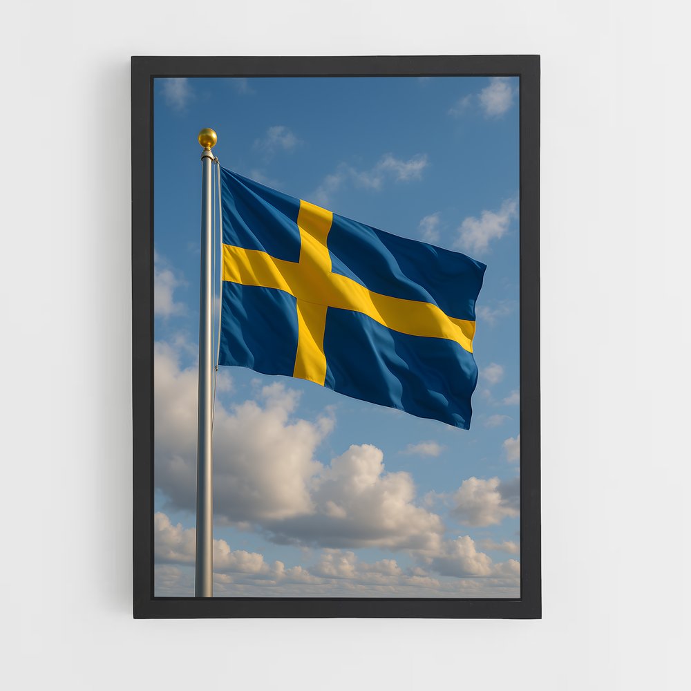 ap-sweden flag-1 cadre Noir