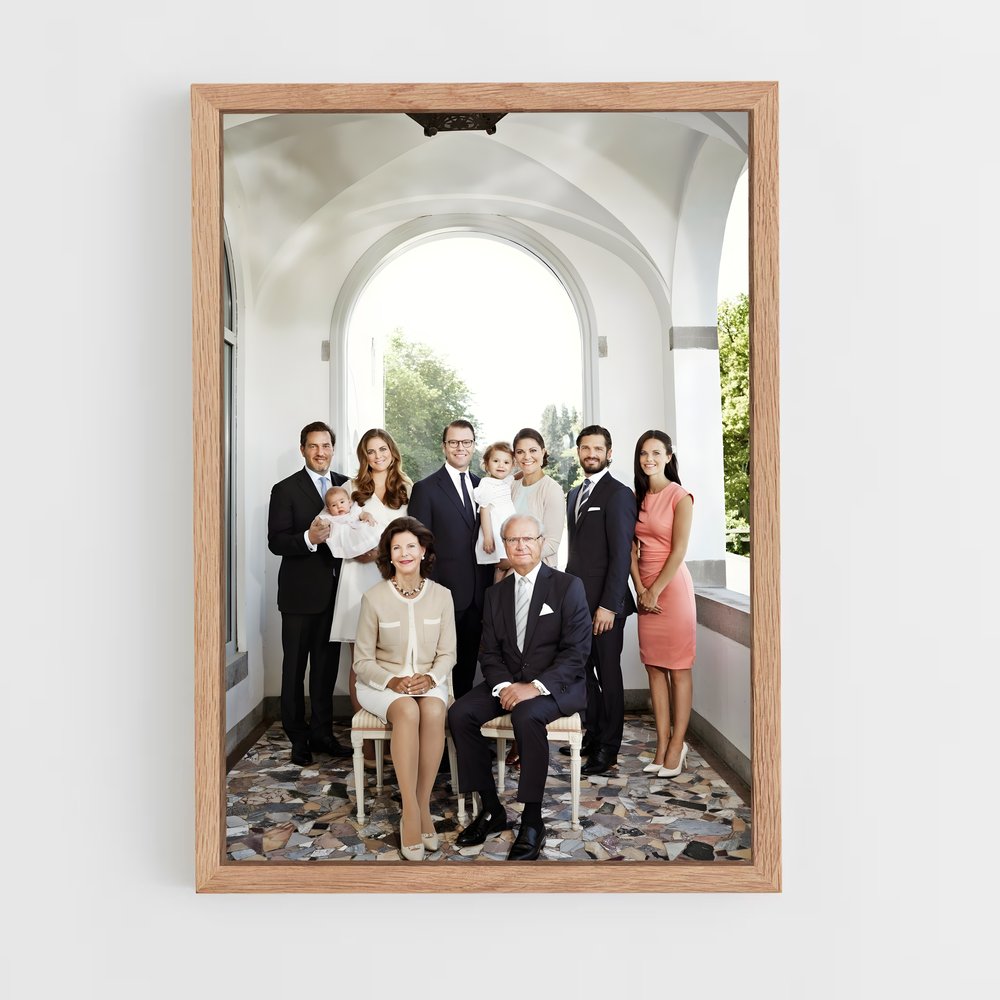 ap-swedish royal family-3 cadre Bois clair