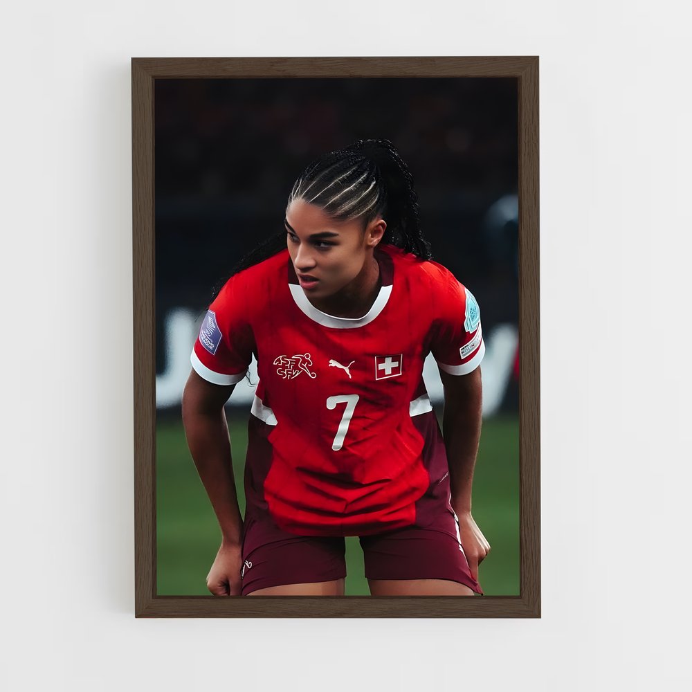 ap-switzerland national football team-5 cadre Bois foncé