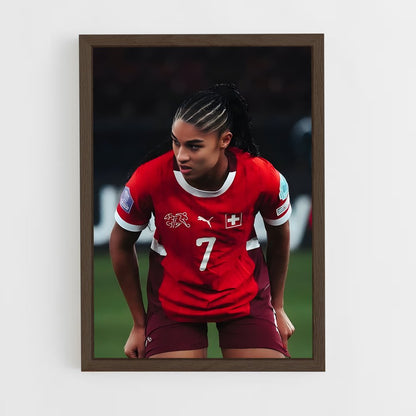 ap-switzerland national football team-5 cadre Bois foncé