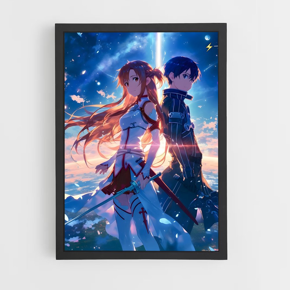 ap-sword art online-2 cadre Noir