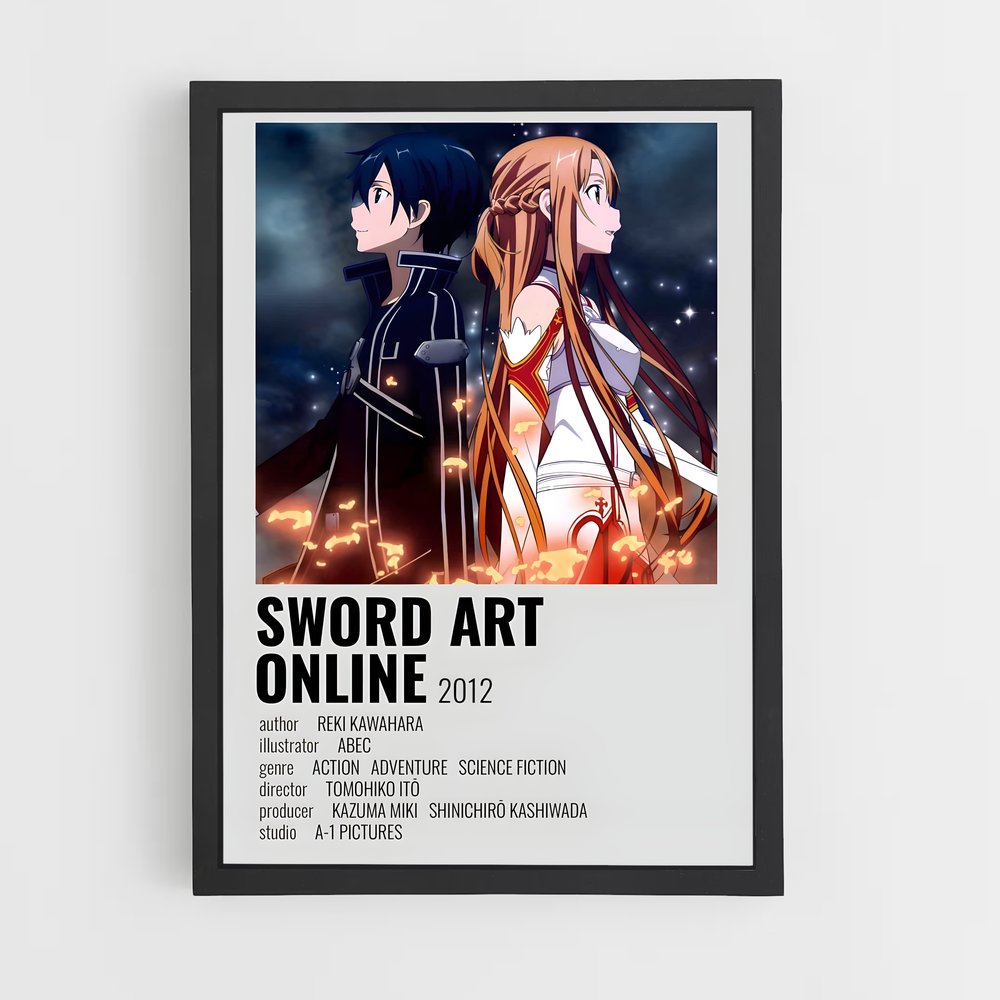ap-sword art online-6 cadre Noir