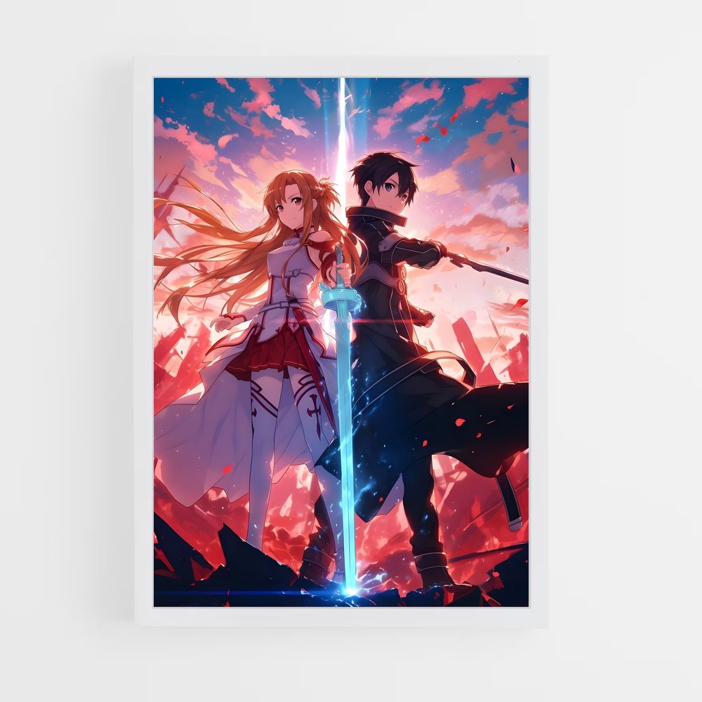 ap-sword art online-9 cadre Blanc