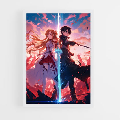 ap-sword art online-9 cadre Blanc