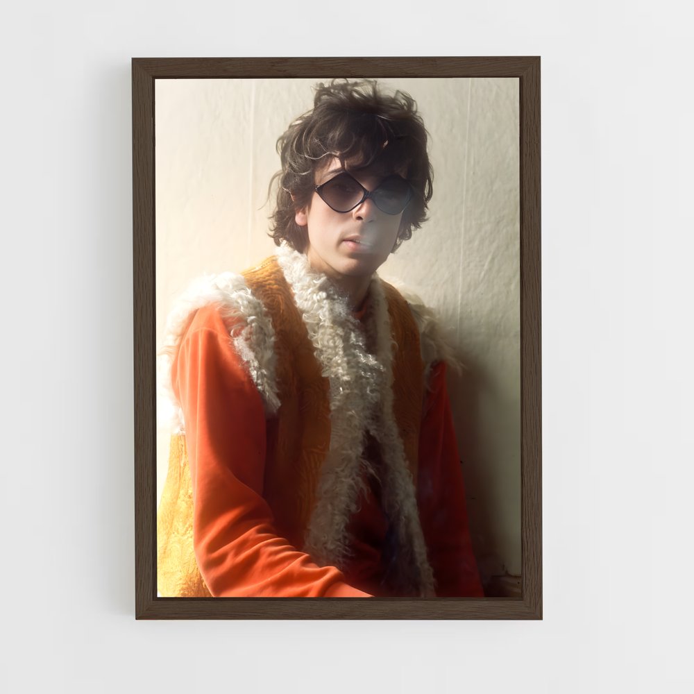 ap-syd barrett-5 cadre Bois foncé