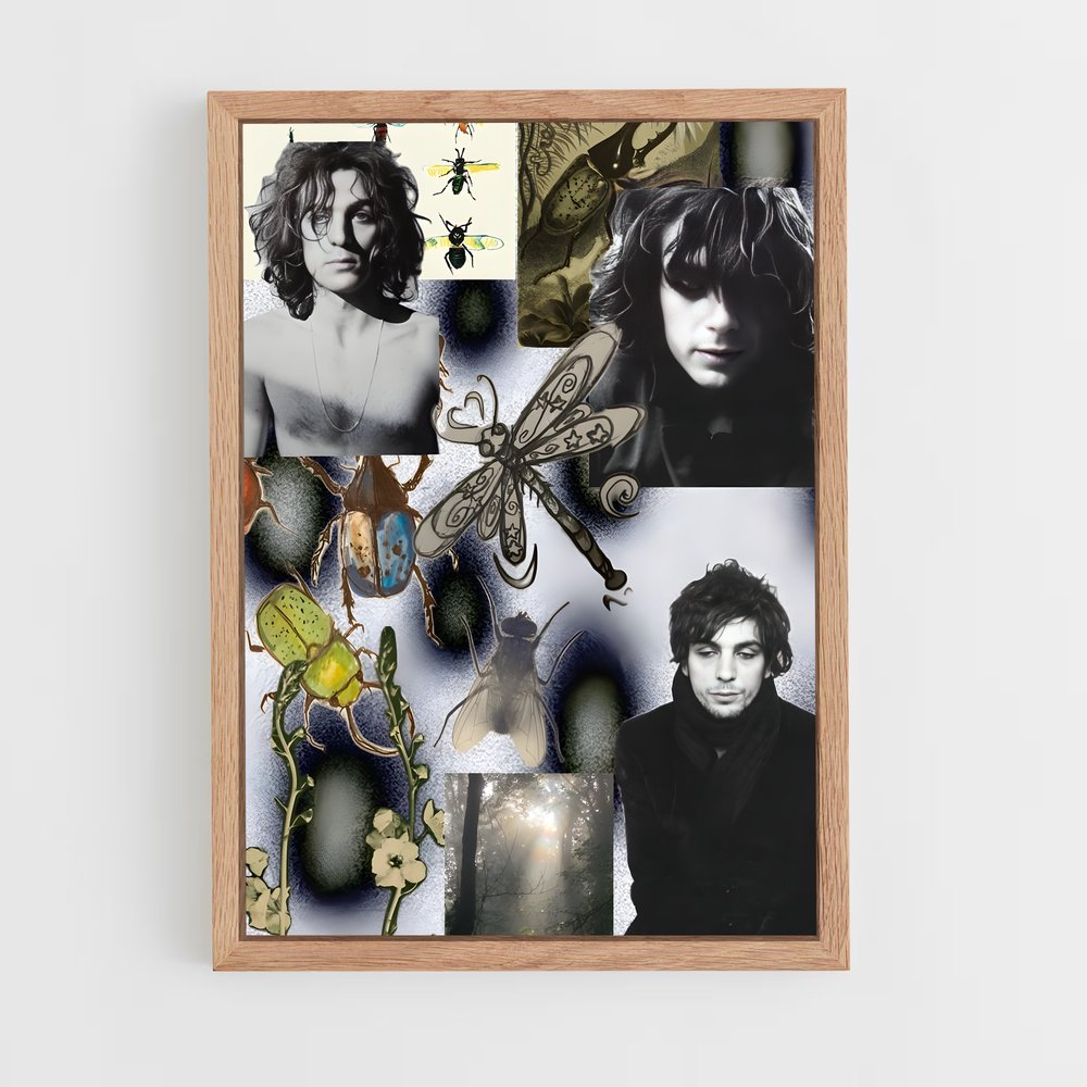 ap-syd barrett-6 cadre Bois clair
