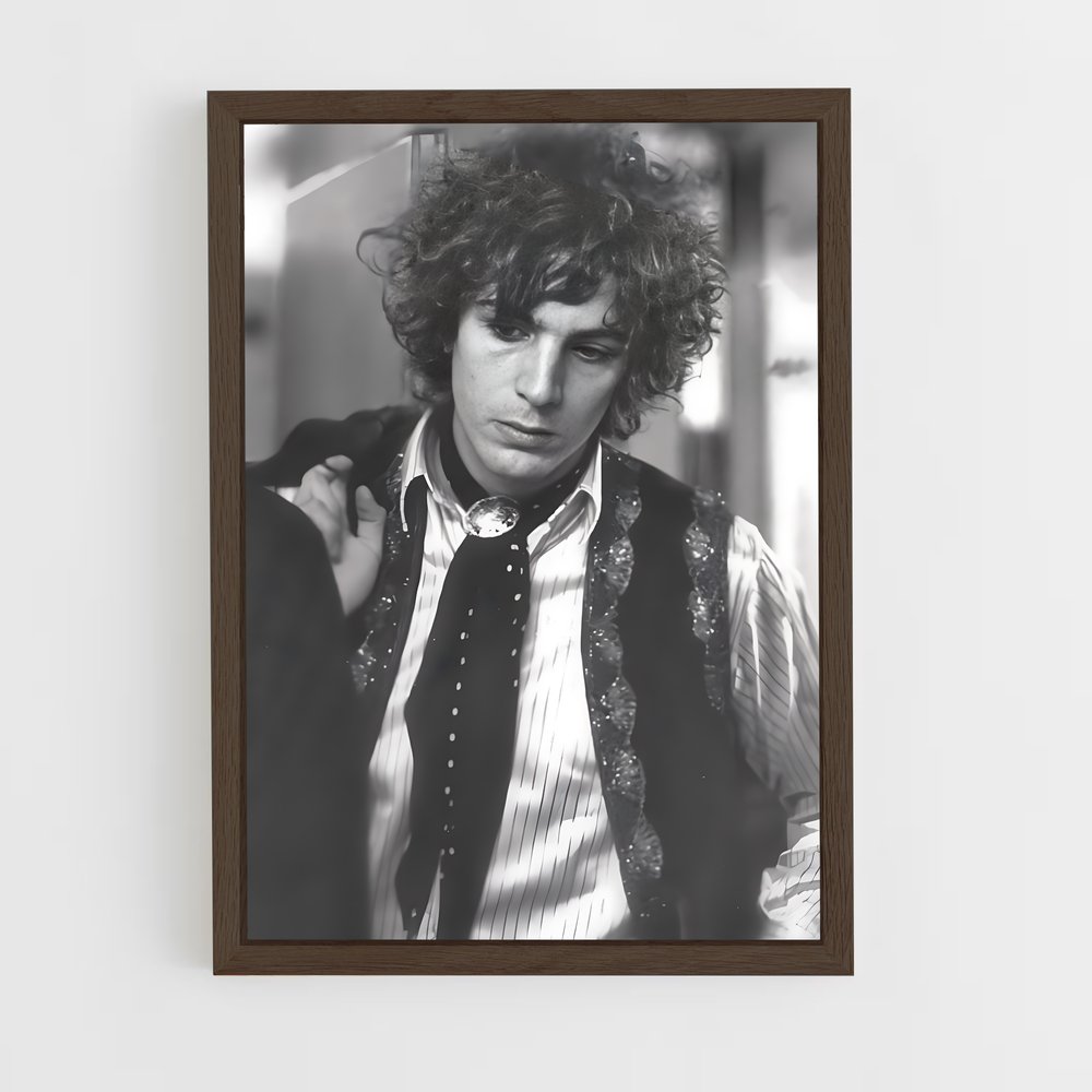 ap-syd barrett-8 cadre Bois foncé