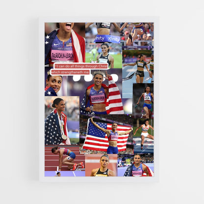 ap-sydney mclaughlin-levrone-2 cadre Blanc