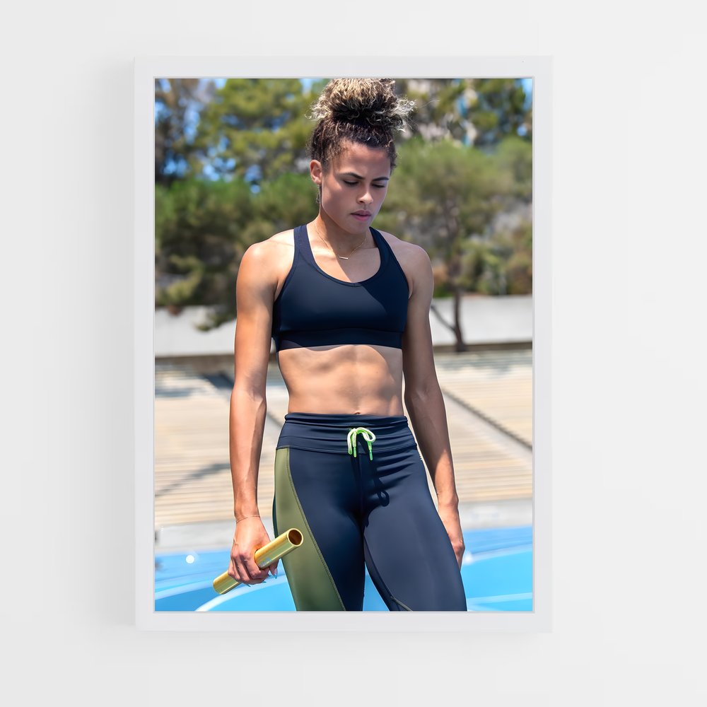 ap-sydney mclaughlin-levrone-4 cadre Blanc