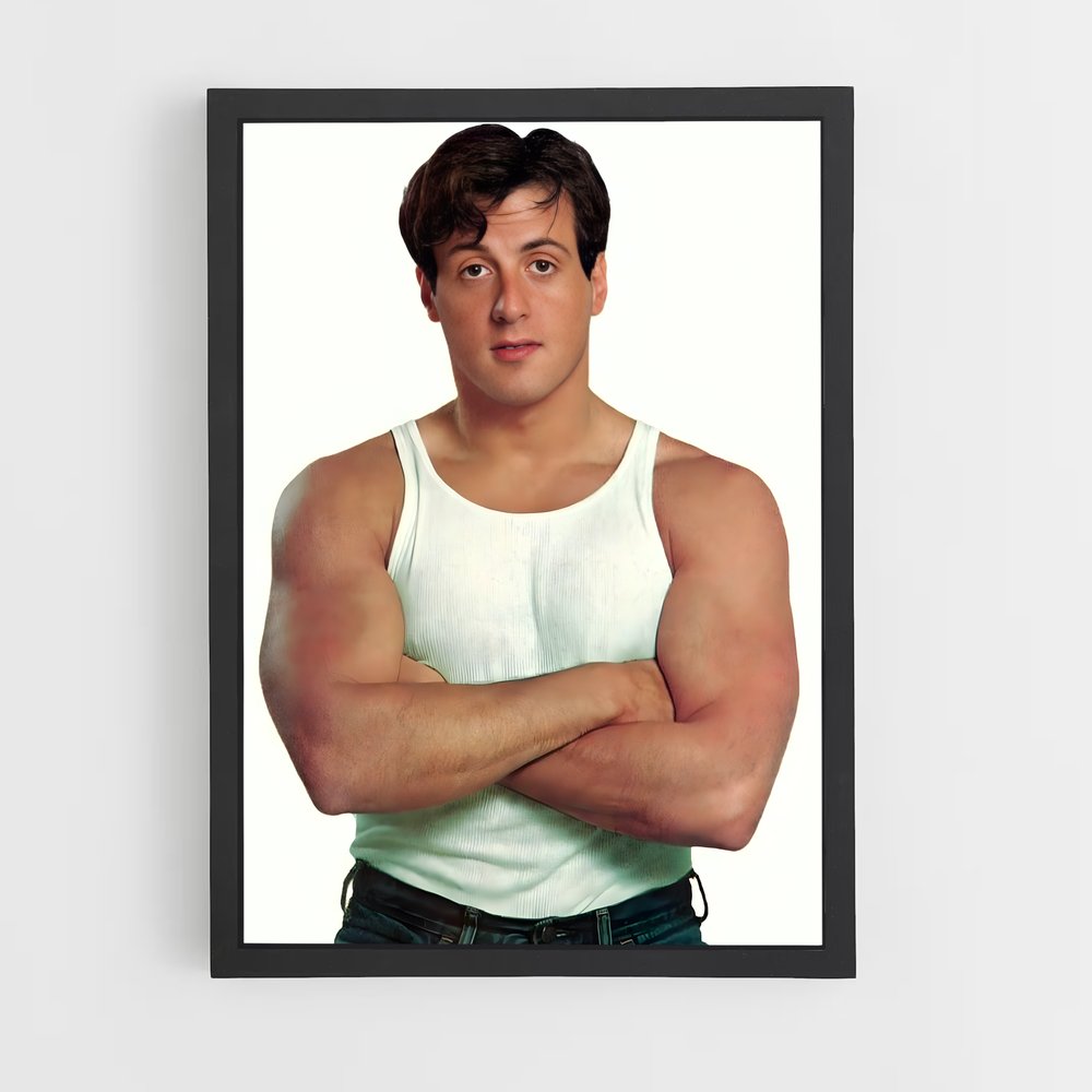 ap-sylvester stallone-7 cadre Noir