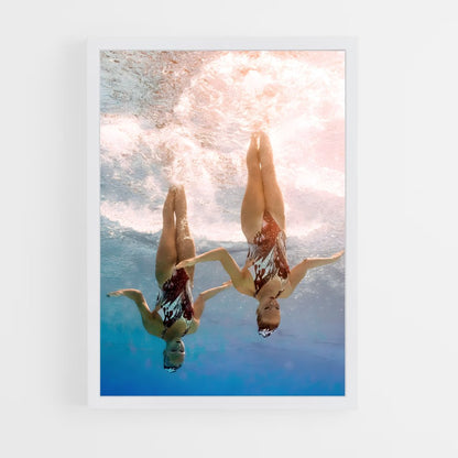 ap-synchronized diving-5 cadre Blanc