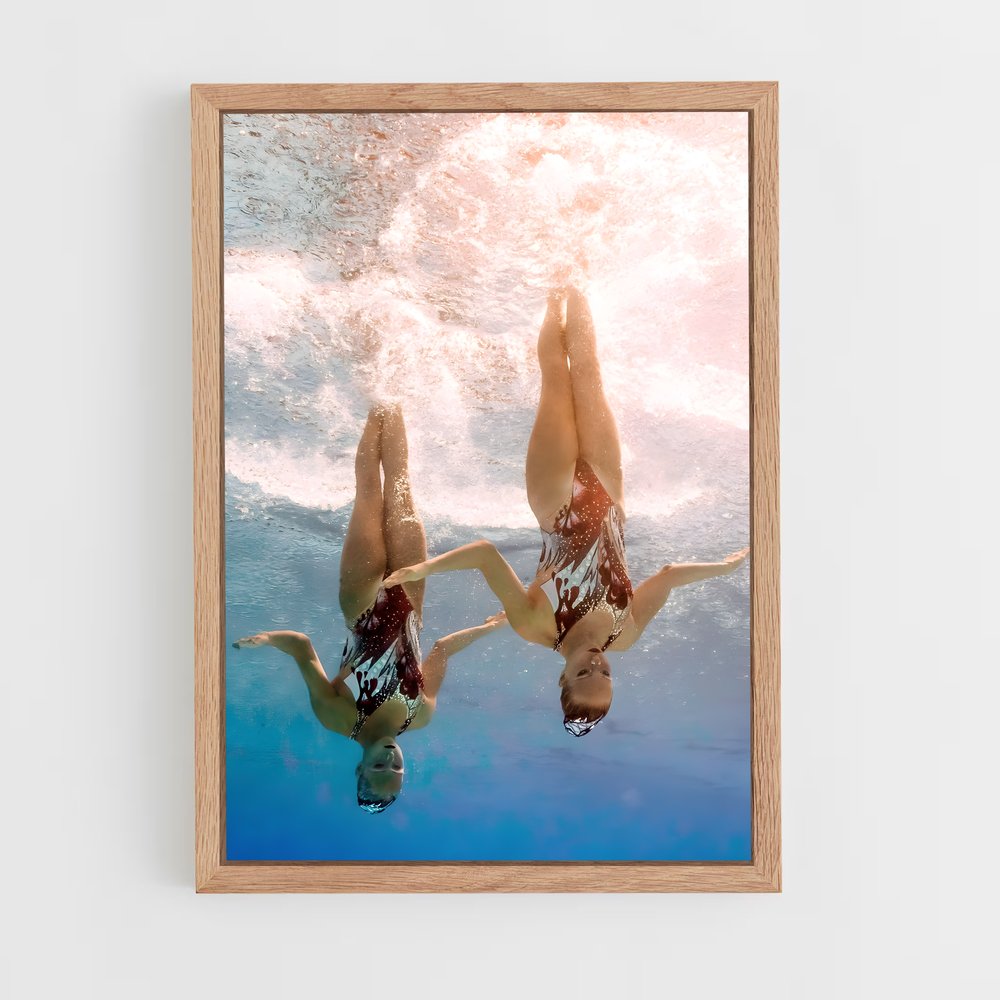 ap-synchronized diving-5 cadre Bois clair