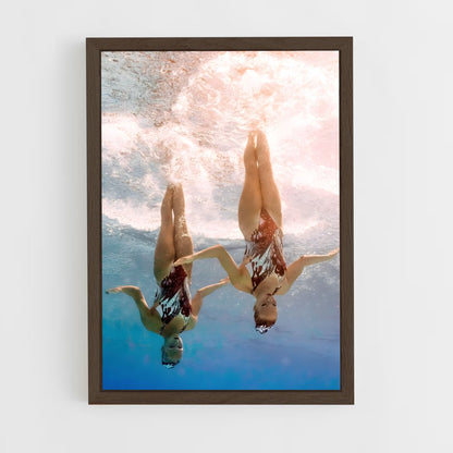 ap-synchronized diving-5 cadre Bois foncé