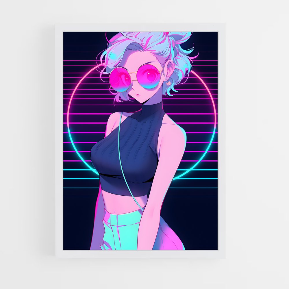 ap-synthwave-2 cadre Blanc