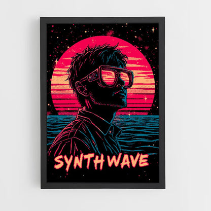 ap-synthwave-4 cadre Noir