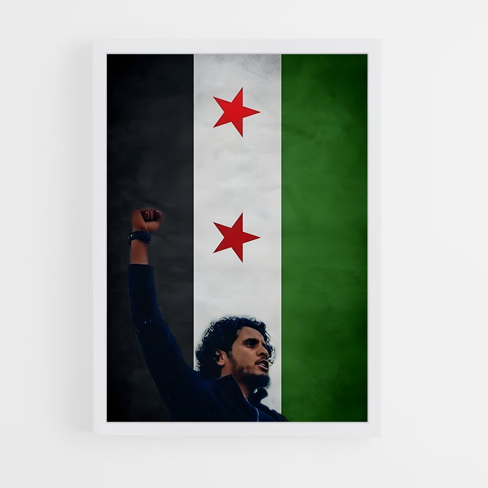 ap-syria flag-10 cadre Blanc