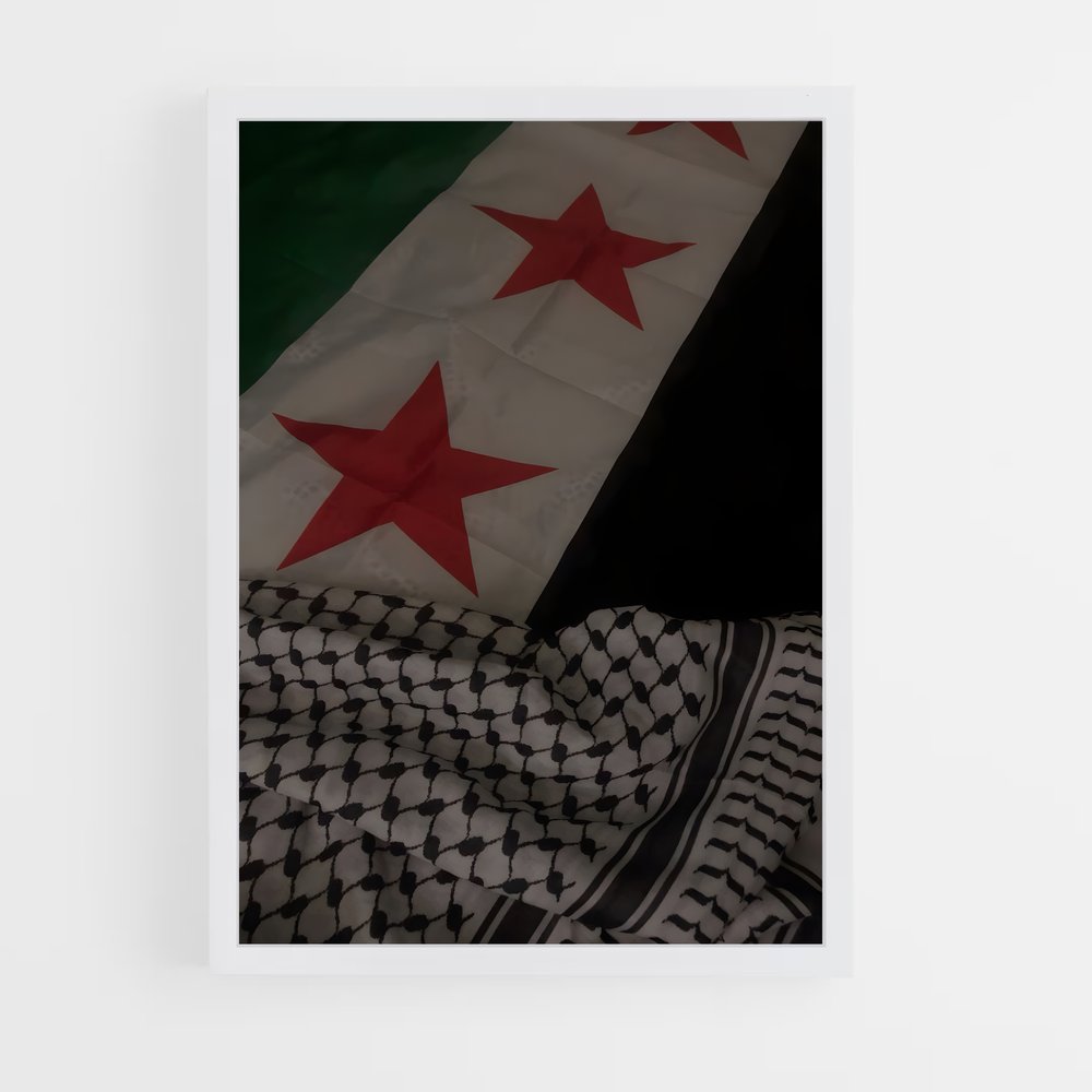 ap-syria flag-12 cadre Blanc