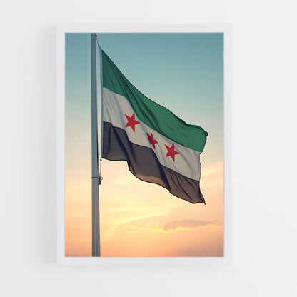 ap-syria flag-7 cadre Blanc