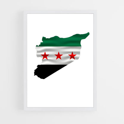 ap-syria flag-8 cadre Blanc