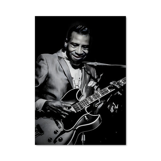 Poster Bluesman Élégant