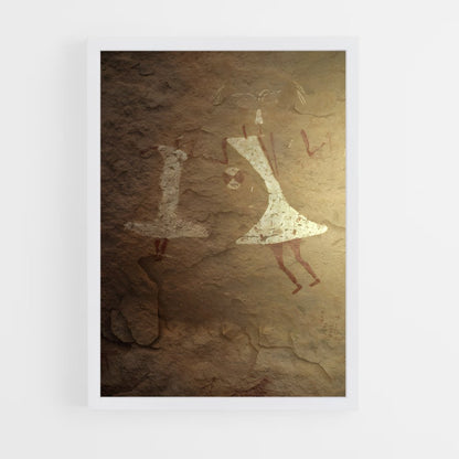 ap-tadrart acacus rock art-1 cadre Blanc