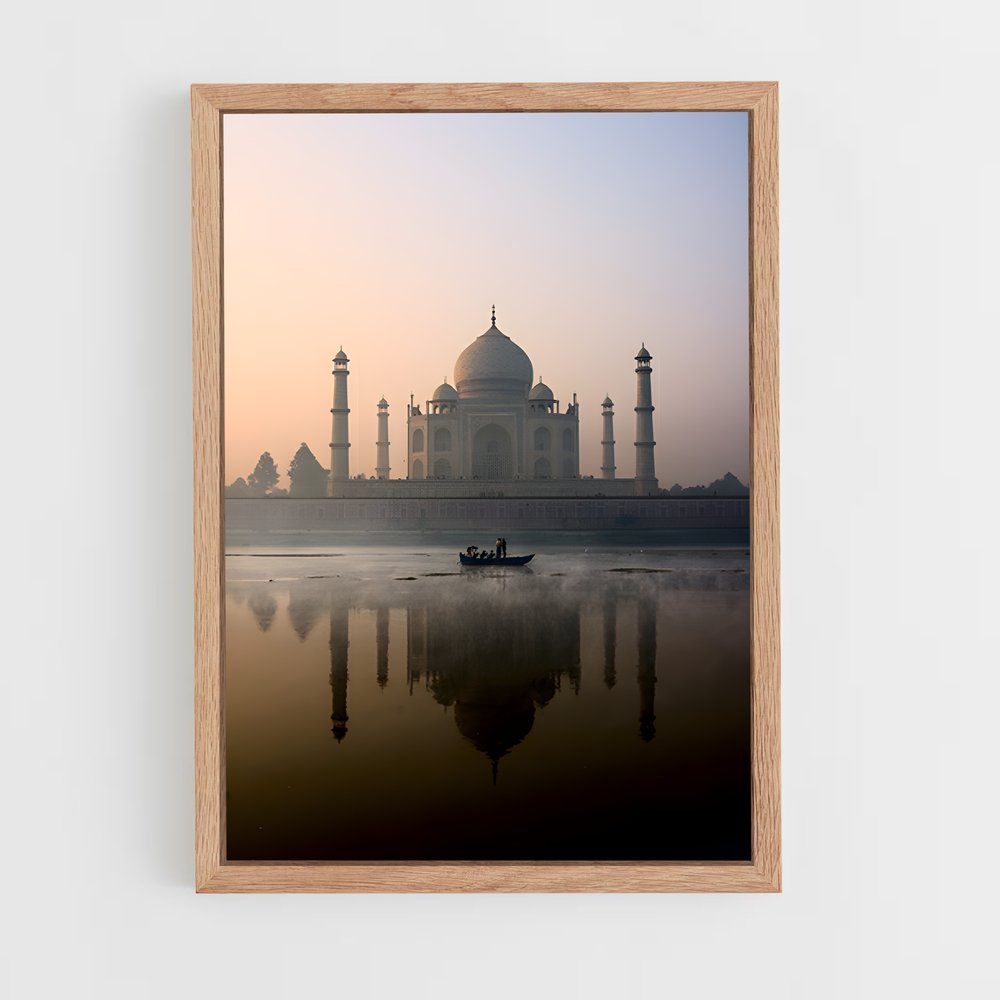 ap-taj mahal-8 cadre Bois clair