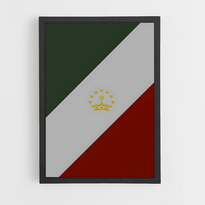 ap-tajikistan flag-3 cadre Noir