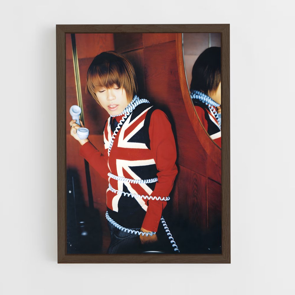 ap-takahiro nishikawa-1 cadre Bois foncé