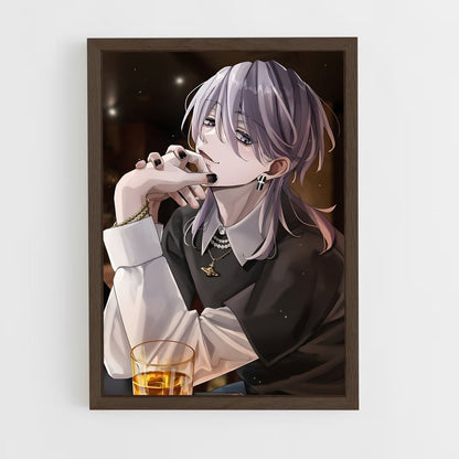 ap-takashi mitsuya-1 cadre Bois foncé