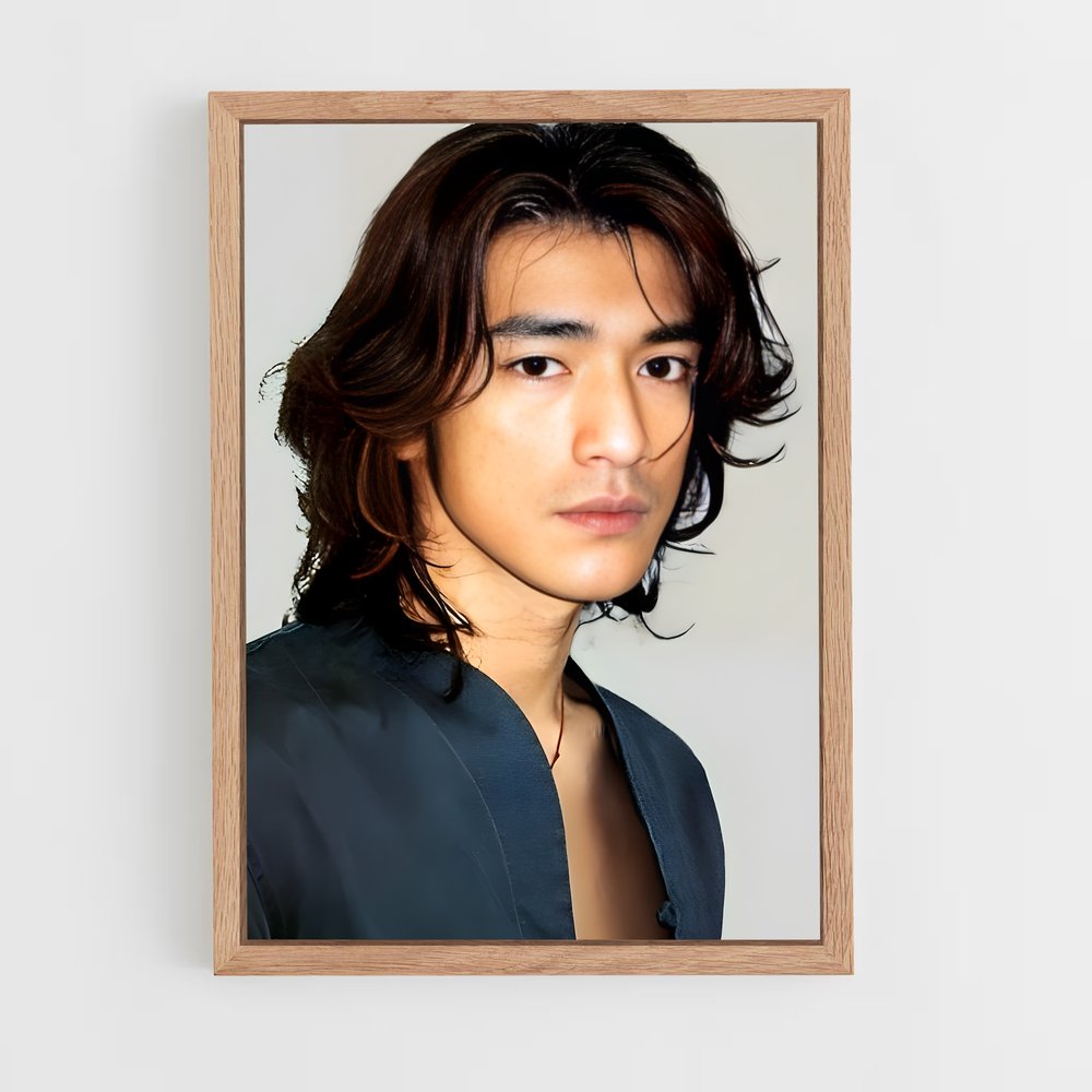 ap-takeshi kaneshiro-4 cadre Bois clair