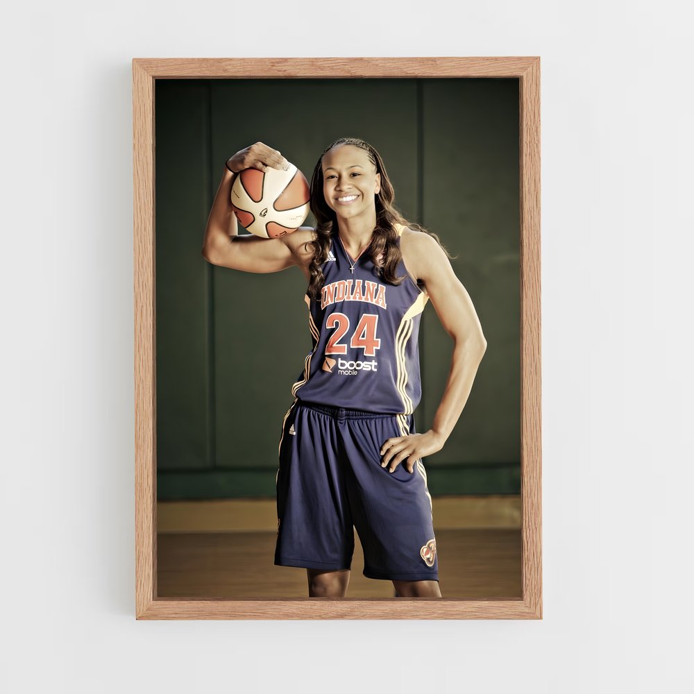 ap-tamika catchings-1 cadre Bois clair