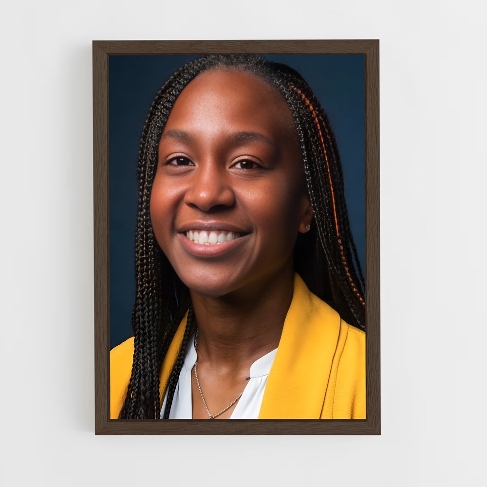 ap-tamika catchings-3 cadre Bois foncé